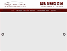 Tablet Screenshot of designconnectioninc.com